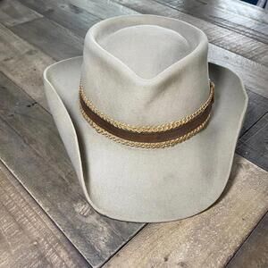 Stetson Drifter 4X Buffalo Fur Felt Cowboy Hat Stone